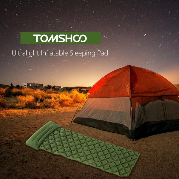 Ultralight Inflatable Sleeping Pad Deep Green Sleeping Mats