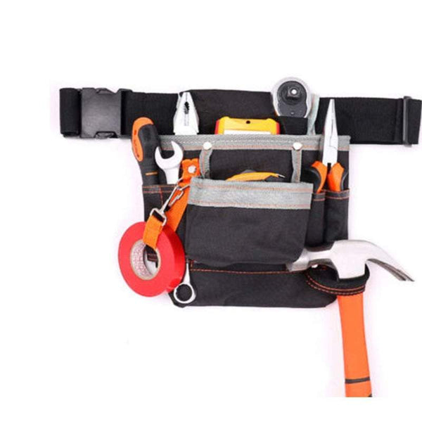 Power Tools Belt Bag Multi Function Repair Special Electrician 7Pcs Pocket Tool Bags Belts & Pouches