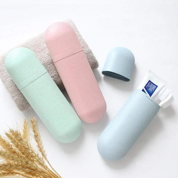 Travel Toothbrush Toothpaste Holder Toiletries Accessories Tumblers & Toothbrush Holders
