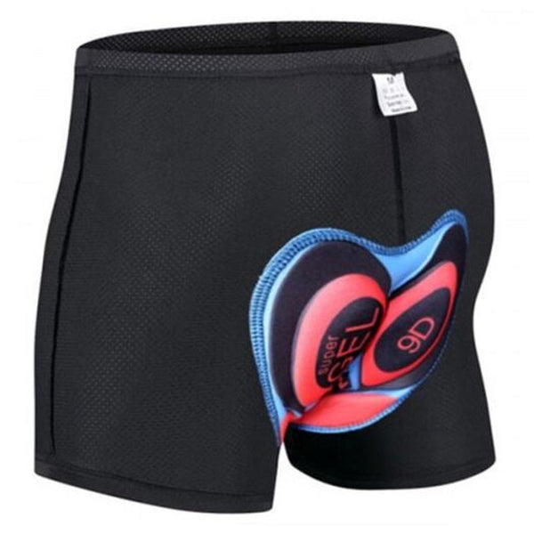 Toptetn 3D Quick Dry Breathable Cycling Underpants Black Xl Shorts