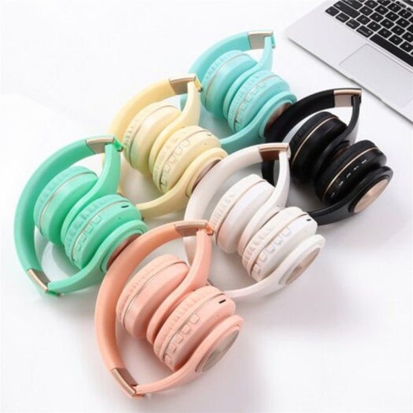 A1 Bluetooth 5.0 Wireless Headphone With Hd Mic Headset Support Tf Card Earphone For Phone Black Headsets