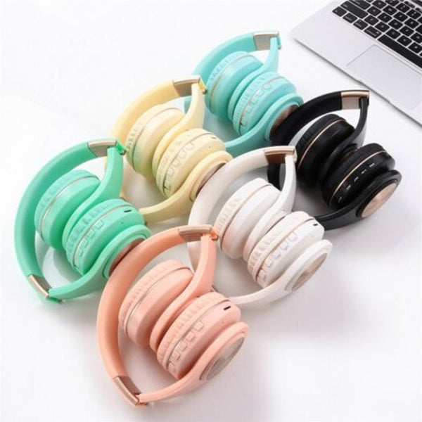 A1 Bluetooth 5.0 Wireless Headphone With Hd Mic Headset Support Tf Card Earphone For Phone Black