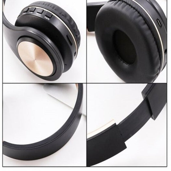 A1 Bluetooth 5.0 Wireless Headphone With Hd Mic Headset Support Tf Card Earphone For Phone Black Headsets