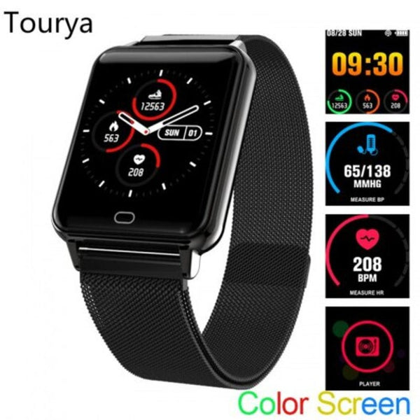 M21 Smart Sport Watch Heart Rate Bracelet Waterproof Android Ios Color Screen Band Blue Smart Watches