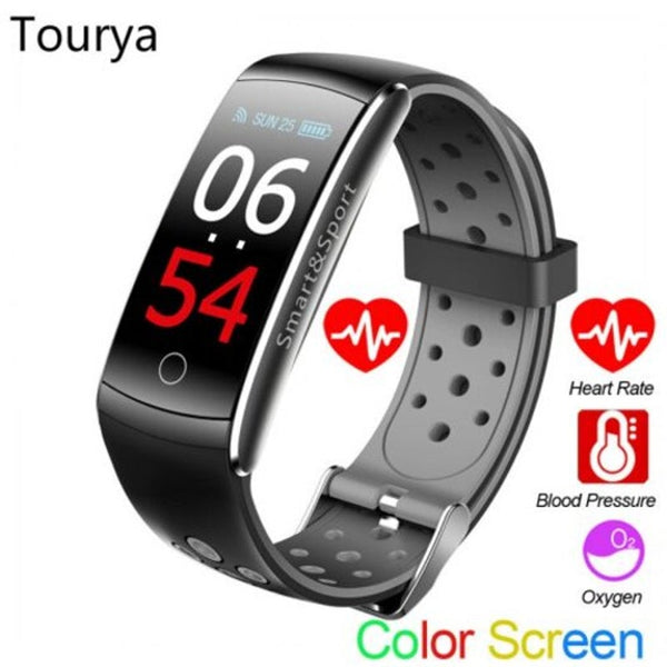 Q8s Smart Bracelet Heart Rate Men Women Watch Waterproof Color Screen Sports Band Green Smart Watches