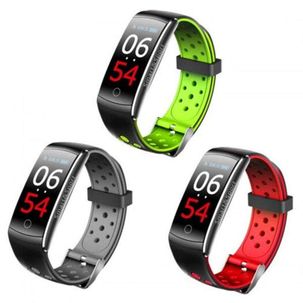 Q8s Smart Bracelet Heart Rate Men Women Watch Waterproof Color Screen Sports Band Green Smart Watches