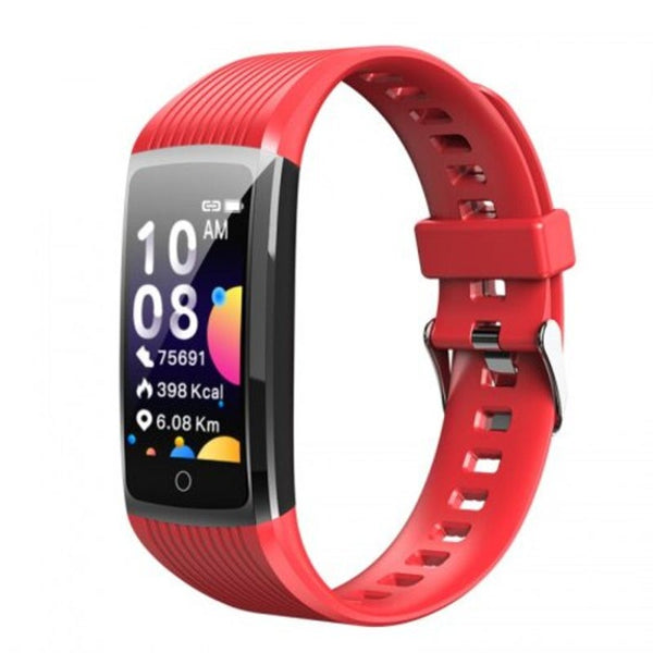 R12 Smart Sport Men Women Bracelet Wristband Color Call Message Step Usb Band Red Smart Watches
