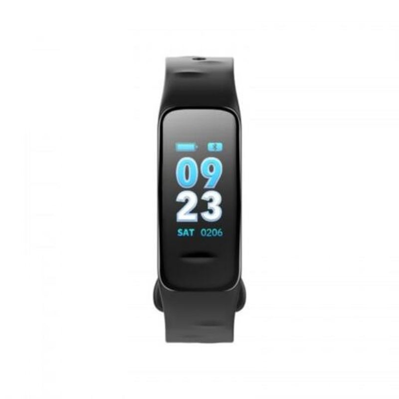 Smart Bracelet C1s Heart Rate Men Women Band Color Screen Music Control Sports Watch Black Smart Watches