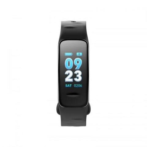 Smart Bracelet C1s Heart Rate Men Women Band Color Screen Music Control Sports Watch Black Smart Watches