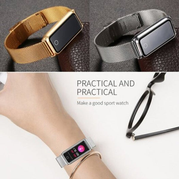 Y8 Smart Bracelet Heart Rate Men Women Band Watch Color Screen Fashion Health Gray Smart Watches
