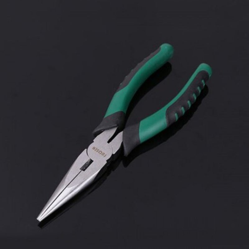 Tousen 6 Inch Multifunctional Manual Needle Nose Green C Pliers