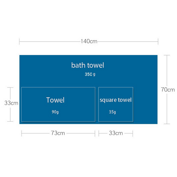 6 Piece Towel Sets Bath Face Hand Tea Green Towels & Washcloths