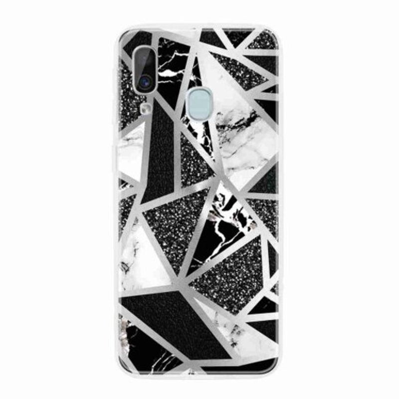 Tpu Geometric Marble Painted Phone Case For Samsung Galaxy A40 Multi Cases Covers & Skins