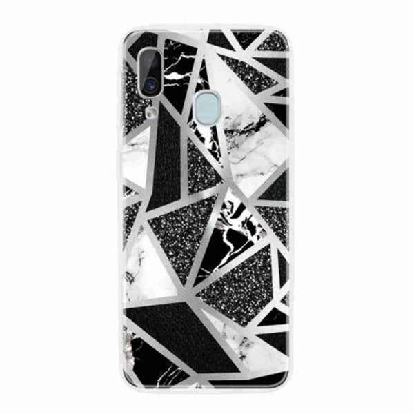 Tpu Geometric Marble Painted Phone Case For Samsung Galaxy A40 Multi Cases Covers & Skins