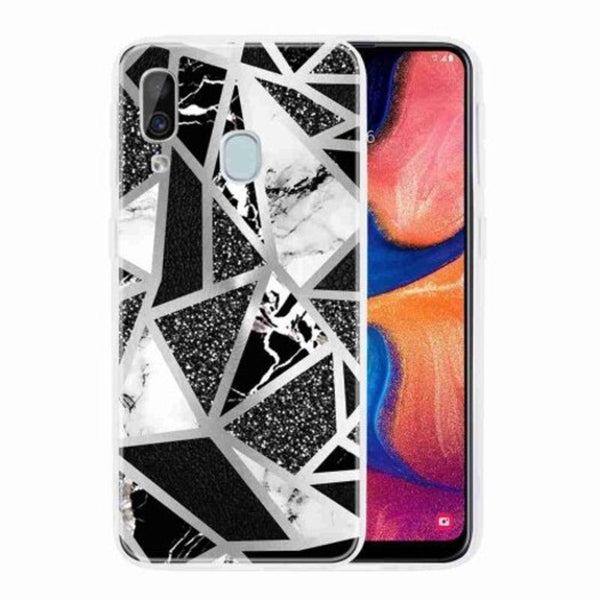 Tpu Geometric Marble Painted Phone Case For Samsung Galaxy A40 Multi Cases Covers & Skins