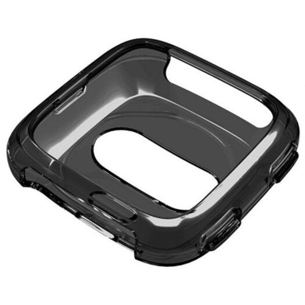 Tpu Silicone Cover Case Watch Casing Guard Protector For Fitbit Versa Black Smart Watch Cases