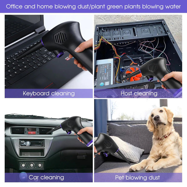 Wireless Usb Handheld Air Duster Blower For Pc Laptop Car Cleaning Equipment & Kits