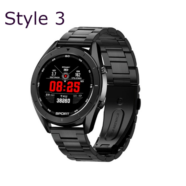 Traditional Intelligent Digital Smart Watch Full Circle 1.2 Inch Color Screen Smart Watches