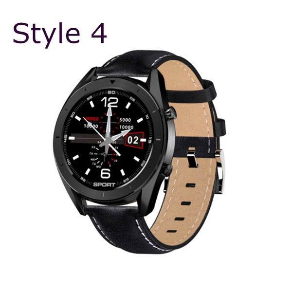 Traditional Intelligent Digital Smart Watch Full Circle 1.2 Inch Color Screen Smart Watches