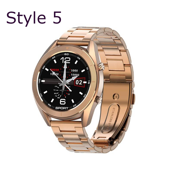 Traditional Intelligent Digital Smart Watch Full Circle 1.2 Inch Color Screen Smart Watches