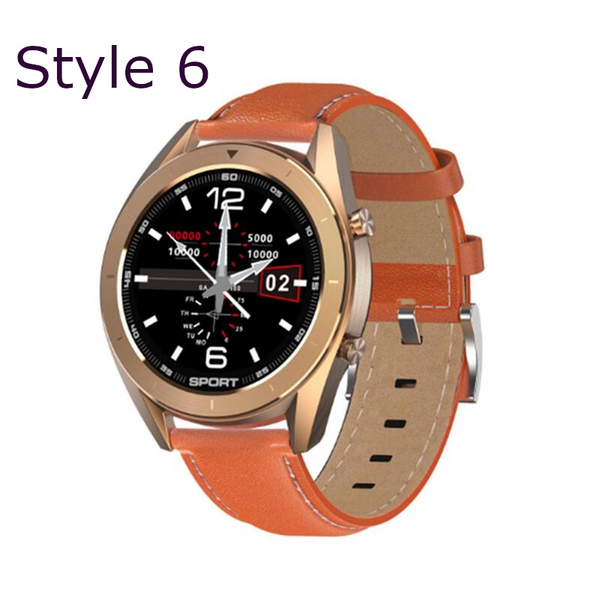 Traditional Intelligent Digital Smart Watch Full Circle 1.2 Inch Color Screen Smart Watches