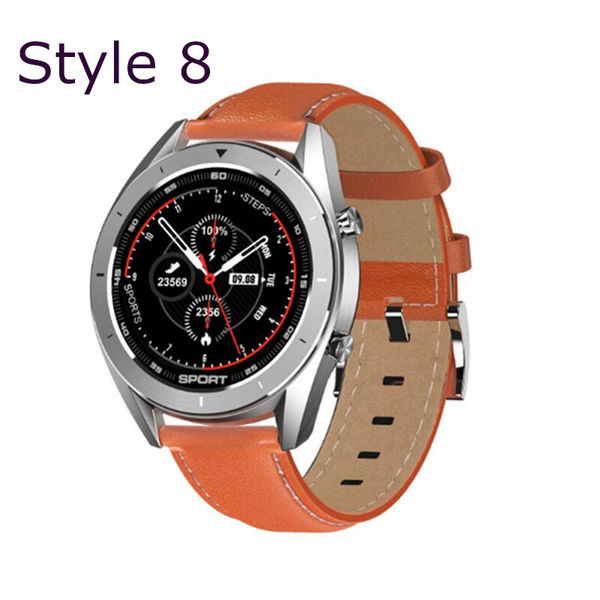 Traditional Intelligent Digital Smart Watch Full Circle 1.2 Inch Color Screen