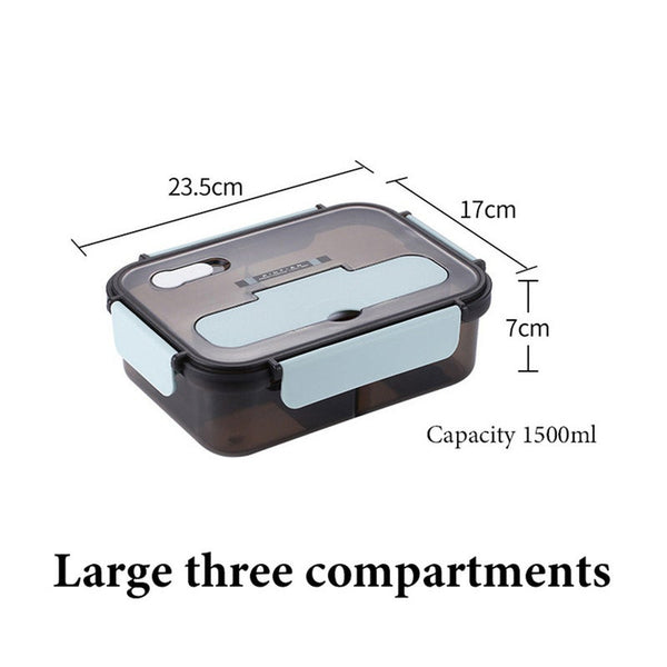 Transparent Lunch Box For Kids Food Container Storage Insulated Bento Japanese Snack Breakfast Boxes