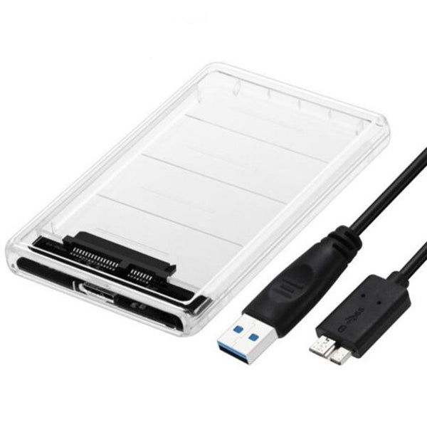 Transparent Ssd Hard Drive Case 2.5 Inch Sata Interface Usb 3.0 Disk Enclosure Drive Enclosures & Docks