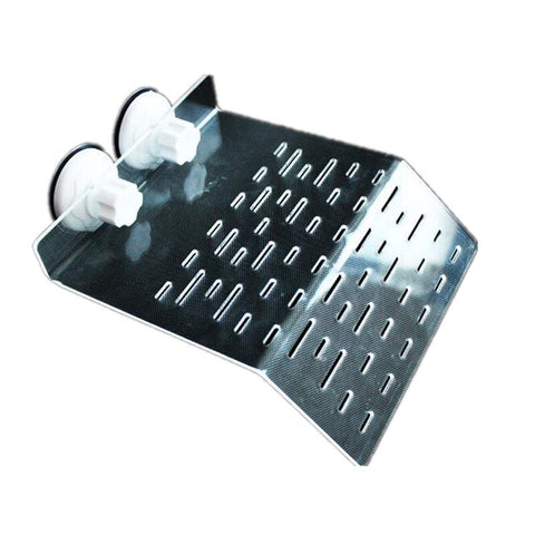 Transparent Tortoise Crawler Roof Terrace Pool Floating Island Dorsal Bask Platform Aquarium Decoration Large Length 25 Width 20Cm With Suction Cups R