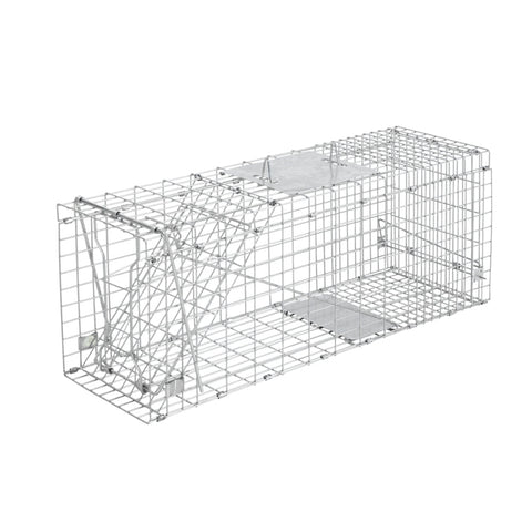 Giantz Humane Animal Trap Cage 66 X 23 25Cm Silver Insect Traps & Baits