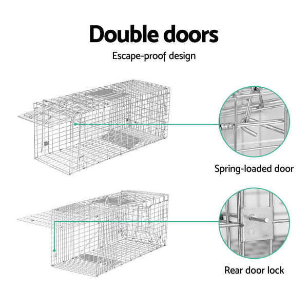 Gardeon Animal Trap Humane Possum Cage Live Catch Rabbit Hare Fox Insect Traps & Baits