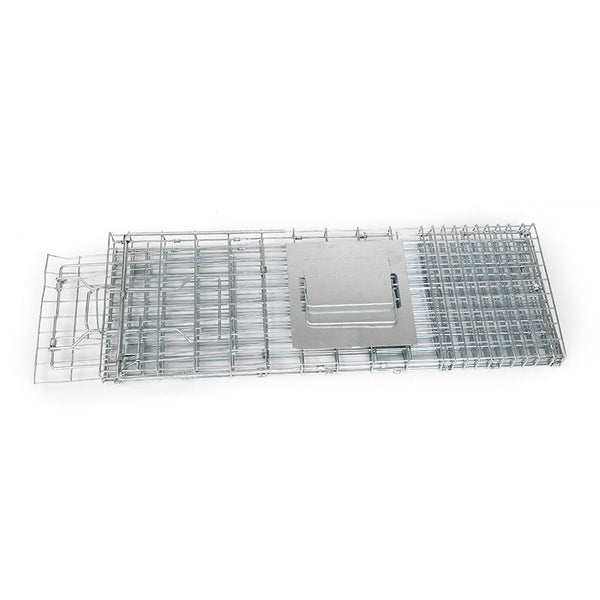 Giantz Humane Animal Trap Cage 94 X 34 36Cm Silver Insect Traps & Baits