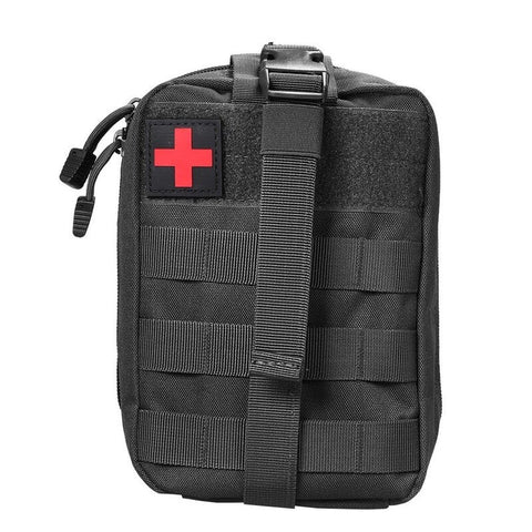Travel First Aid Kit Tactical Medical Multifunctional Waist Black
