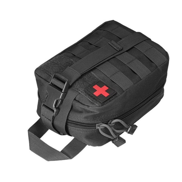 Travel First Aid Kit Tactical Medical Multifunctional Waist Black