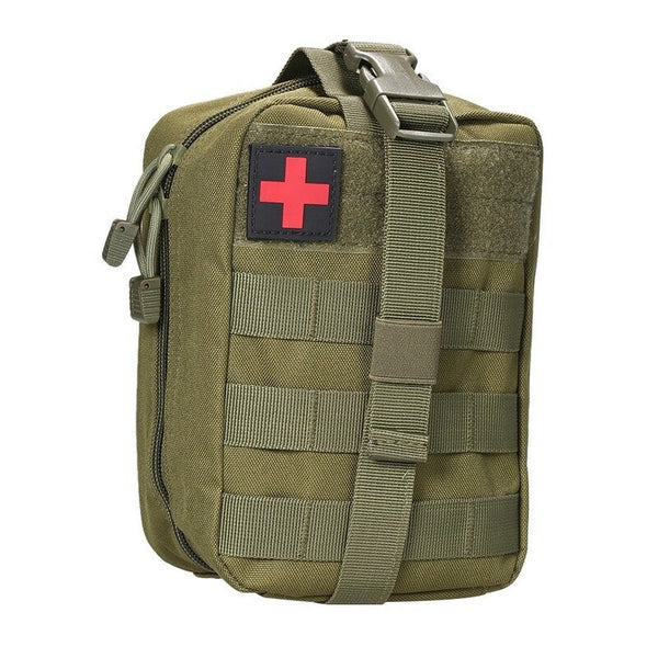 Travel First Aid Kit Tactical Medical Multifunctional Waist Dark Green