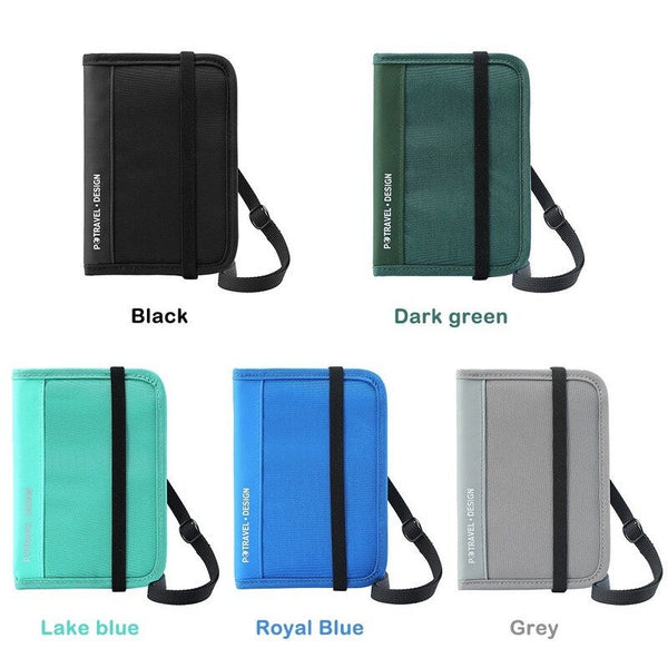 Travel Passport Wallet Grey Travel Wallets