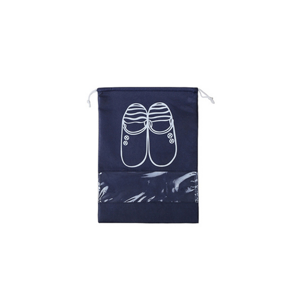Travel Shoe Receiving Bag With Cord Drawing Perspective Cover Shoe Bags