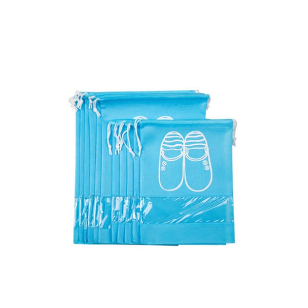 Travel Shoe Receiving Bag With Cord Drawing Perspective Cover Shoe Bags
