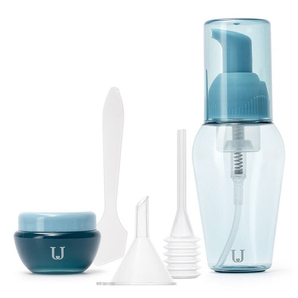 Travel Size Toiletry Bottles Set Blue Travel Bottles & Containers