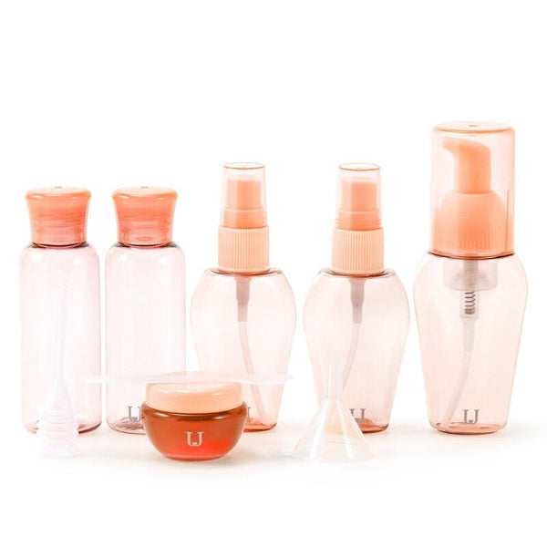 Travel Size Toiletry Bottles Set Pink Travel Bottles & Containers