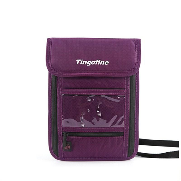Travel Document Bag With Rfid Blocking 21X16cm Purple Other Travel Accessories