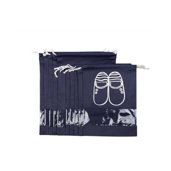 Travel Shoe Receiving Bag With Cord Drawing Perspective Cover Shoe Bags