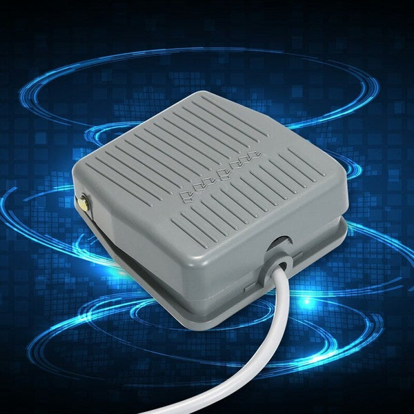 Switch Accessories Treadle Foot Switch Electric Power Spdt Tfs 201 Pedal Dc5 48V / Ac24 250V 10A Momentary Control No Nc Latching Reset
