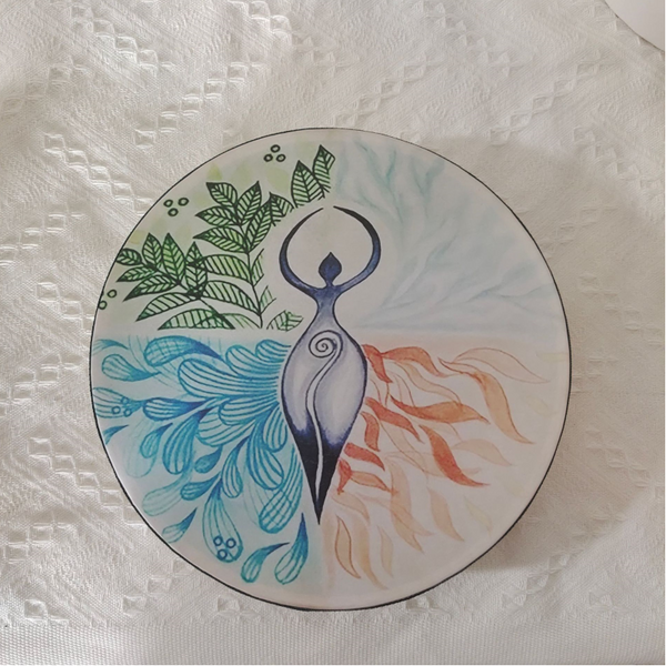 Tree Of Life Spiritual Shaman Drum Hand Percussion Handpans