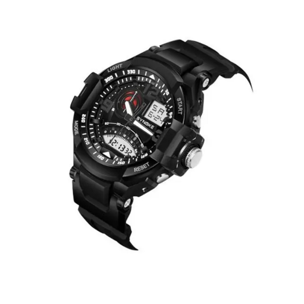 Veile Studios Trendy Waterproof Multifunction Men's Sports Watch Black Watches