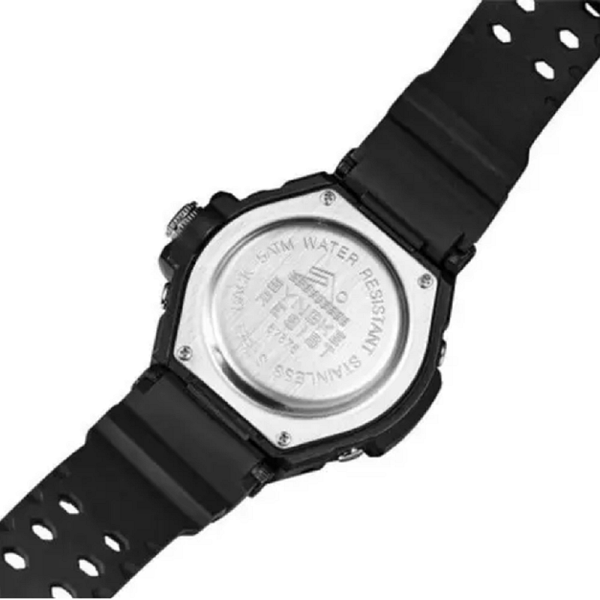 Veile Studios Trendy Waterproof Multifunction Men's Sports Watch Black Watches