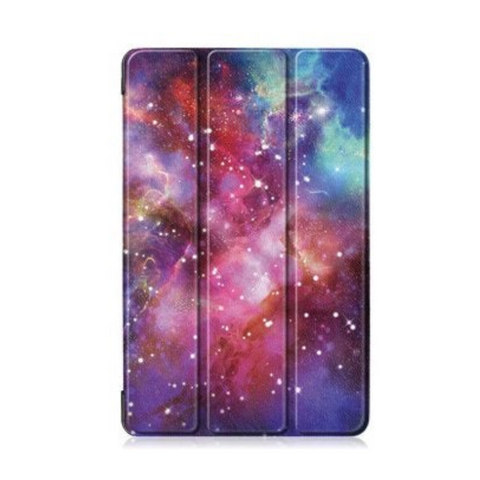 Tri-Fold Printing Tablet Case Cover For Samsung Galaxy A 10.1 2019 T510 Milky Way