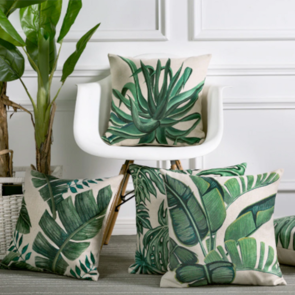 Plant Cushion Covers Coastal Decor Cushions & Decorative Pillows