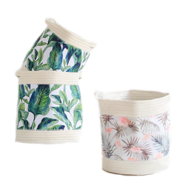 Woven Baskets Coastal Decor Storage Storage Bins & Baskets