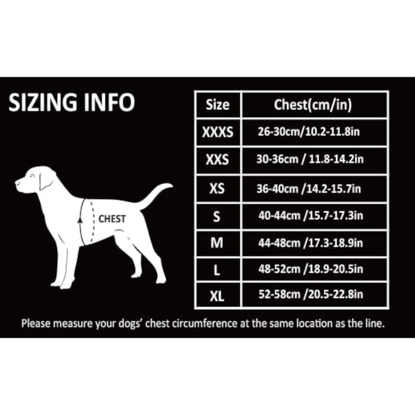 True Love Floral Doggy Harness Blue M Harnesses